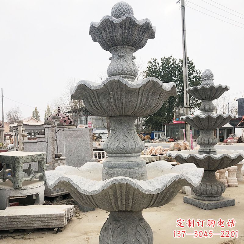 广州自然石雕流水喷泉