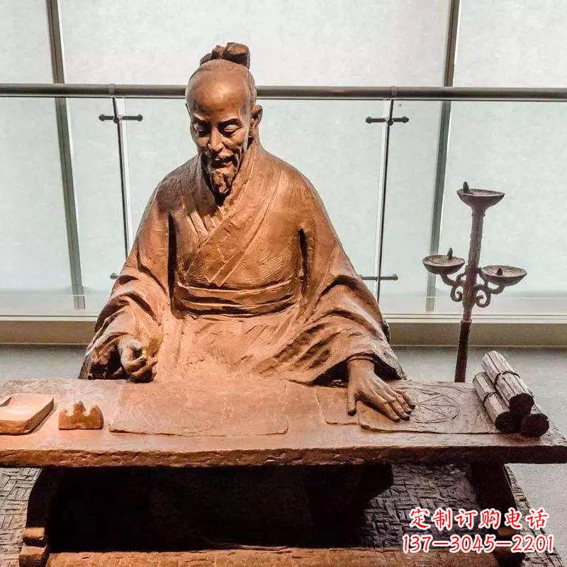 广州祖冲之圆周率情景小品雕塑-中国古代数学家著名历史人物