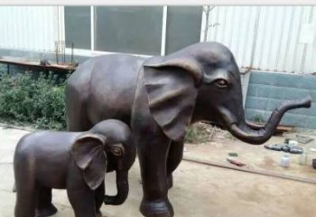 广州铸铜公园大象雕塑