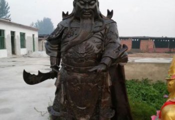 广州铸铜关公像铜雕