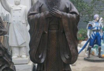 广州铸铜孔子雕塑