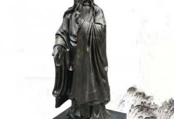 广州铸铜老子雕塑