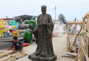 广州铸铜李时珍雕塑