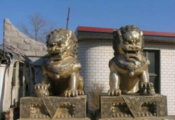 广州铸铜狮子雕塑