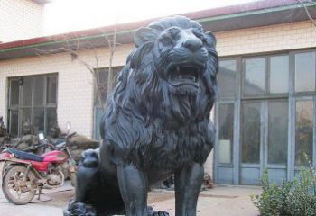 广州铸铜狮子铜雕