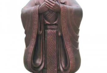 广州紫铜孔子像