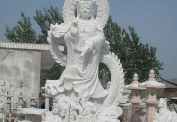 广州宗教庙宇乘龙观音石雕