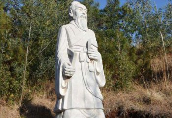 广州祖冲之汉白玉石雕像-公园景区中国古代名人雕塑