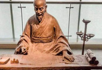 广州祖冲之圆周率情景小品雕塑-中国古代数学家著名历史人物