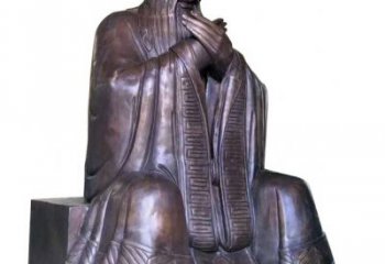 广州作揖孔子青铜像